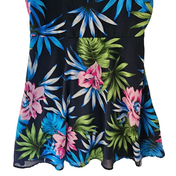 Penelope Tree Miss Behave Girls Floral Aloha Dress‎ Size M 8 Years Fit Flare - Picture 4 of 9